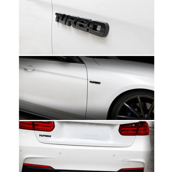 Brand New Car Styling Car Turbo Boost Loading Boosting 3D Metal Chrome Zinc Alloy 3D Emblem Badge Sticker Decal Auto Accessory - Image 5