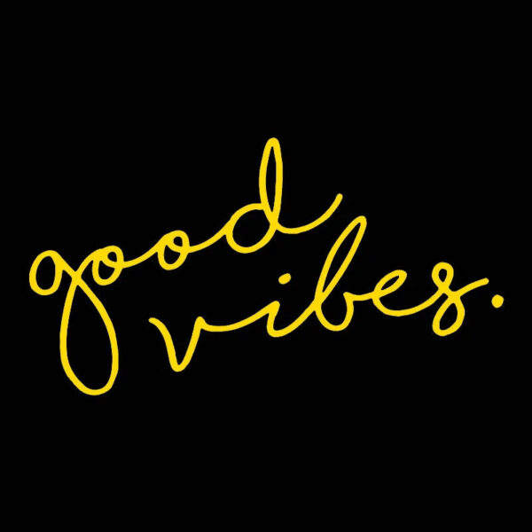 Good Vibes Die-Cut Vinyl Decal Car Sticker Waterproof Auto Decors on Car Body Bumper Rear Window Laptop Choose Size #S60195 - Image 10