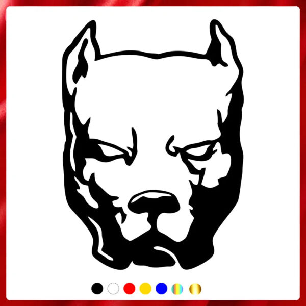 40116# Die-Cut Vinyl Decal Pitbull Car Sticker Waterproof Auto Decors on Car Body Bumper Rear Window - Image 2
