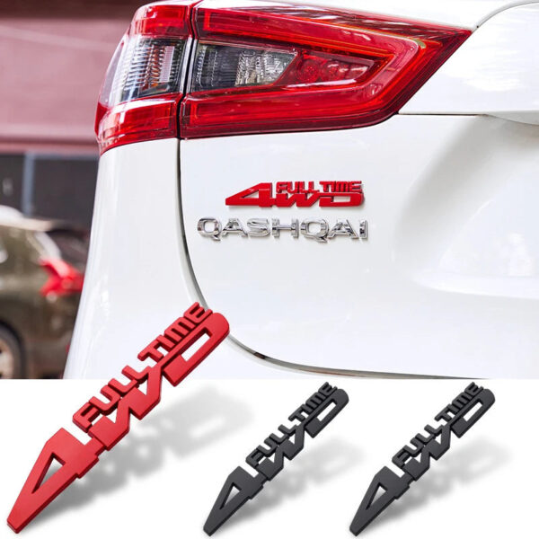 1x Fashion Sport Emblem Badge Car Trunk Fender Sticker Auto Car Racing Decal Decor Silver Black Accessories - Image 3