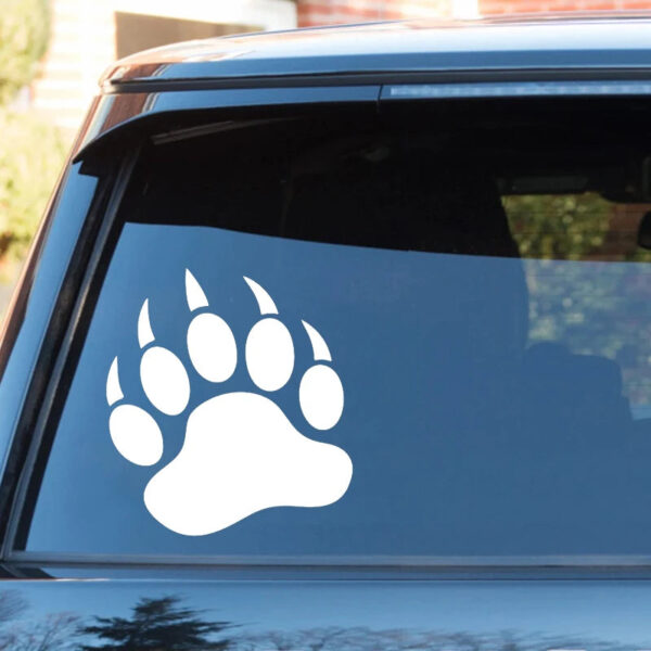 Bear Claw Die-Cut Vinyl Decal Car Sticker Waterproof Auto Decors on Car Body Bumper Rear Window Laptop choose size #S60111 - Image 3