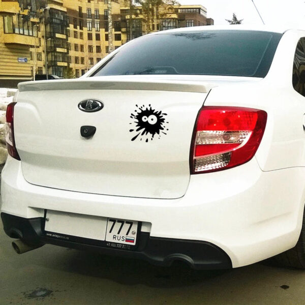 CS-499#14.5*15cm Blot funny car sticker and decal white/black vinyl auto car stickers on bumper rear window - Image 5