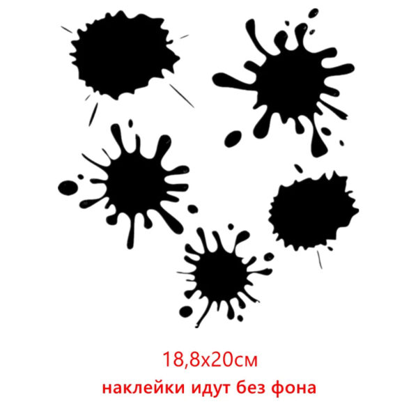 18.8*20cm Set of blots funny car sticker vinyl decal white/black car auto stickers for car bumper window car decor - Image 8