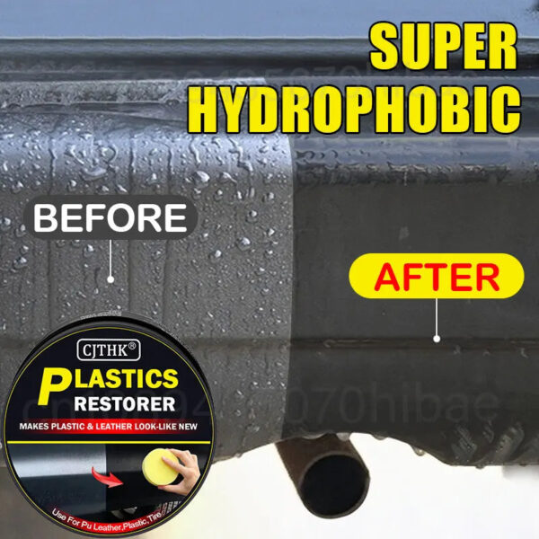 Car Plastic Restorer Back To Black Gloss Car Cleaning Products Plastic Leather Restore Auto Polish And Repair Coating Renovator - Image 6