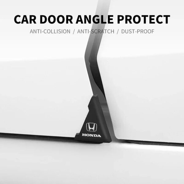 2pcs Car Door Corner Silicone Anti-Scratch Anti-bump Protection Stickers for Honda Accord CRV XRV Civic FIT Auto Accessories - Image 2