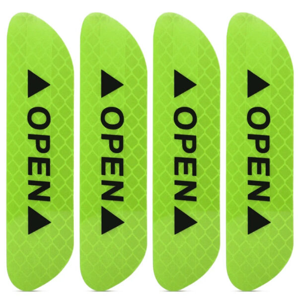 4PCS Reflective Warning Tape for Car Door Safety Open Stickers Improve Night Protective Strips Car Accessories Decoration - Image 7