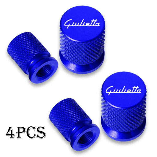 Car Wheel Tire Valve Caps Tyre Stem Covers Airdust Waterproof For alfa romeo Giulietta Auto Accessories - Image 12