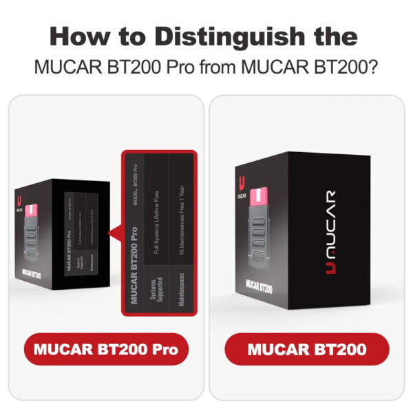 MUCAR BT200 Automotive Diagnostic Tools Obd 2 Bluetooth Wifi Scanner for All Cars Auto Obd2 Tester 15 Resets Diagnosis - Image 2
