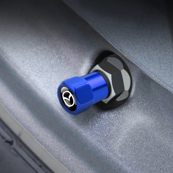 4Pcs Car Styling Aluminium Alloy Wheel Tire Valve Cover Caps Auto Accessories For Mazda CX-3 Bk CX-5 MS Speed 5 6 2 3 CX30 MX-5 - Image 5