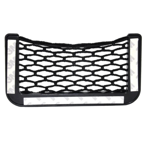 1pcs/2pcs Car Organizer Storage Bag Auto Paste Net Pocket Phone Holder Car Accessories 20*8CM 8*15CM Universal - Image 3