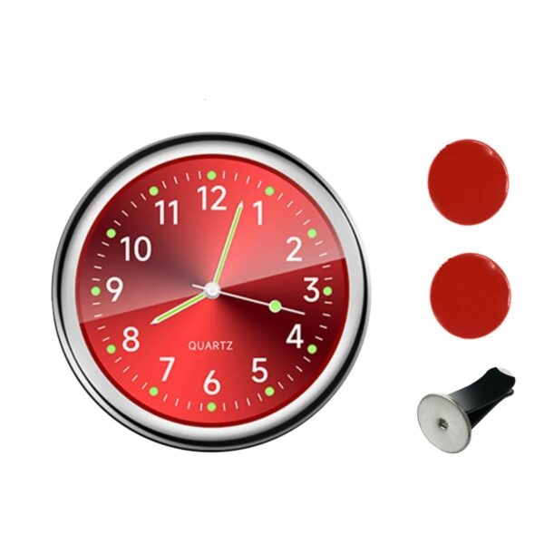Mini Car Quartz Clock Electronic Air Outlets Clock Luminous Bicycle Motorcycle Watch Auto Car Dashboard Clock - Image 12