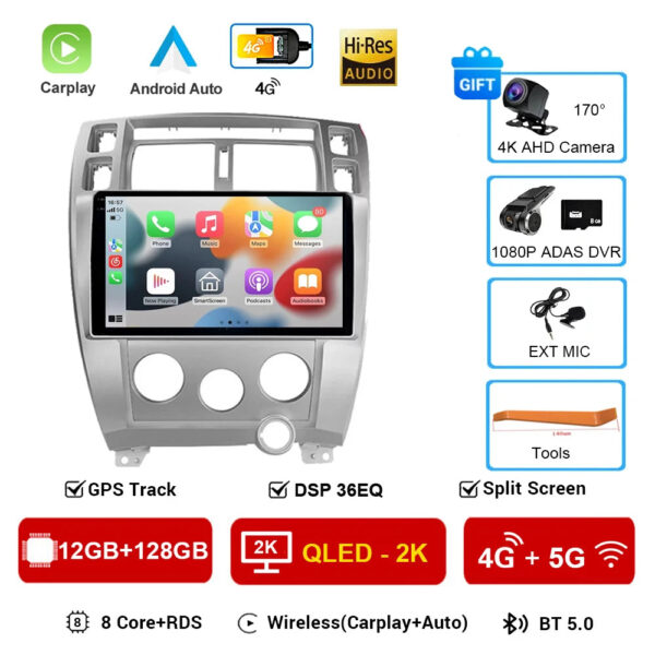 Car Radio Android 16 for Hyundai Tucson 2004-2013 Multimedia Video Player Navigation 2 Din DVD Head Unit Stereo Carplay Speakers - Image 10