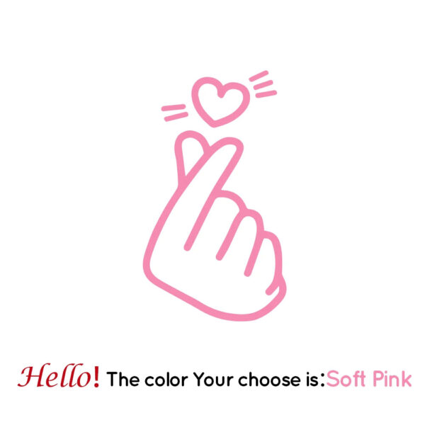 Lovely Korean Love Heart Stickers For Auto Window Decor Vinyl Decal Show Love Car Sticker - Image 11