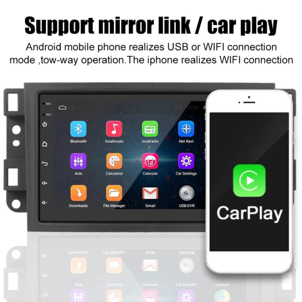 9inch Auto Screen Android For Chevrolet Captiva Aveo Lova Gentra Epica 2006 - 2012 Monitor Video 7862 No 2din Carplay Radio WIFI - Image 2