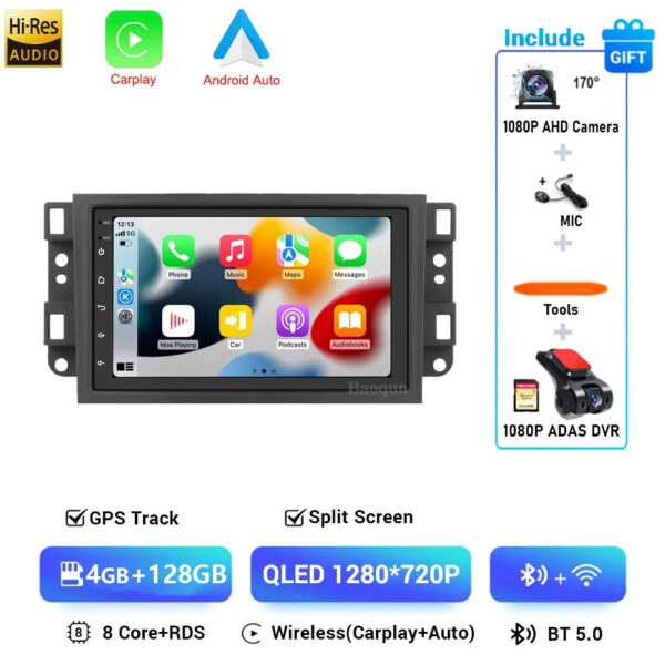 9inch Auto Screen Android For Chevrolet Captiva Aveo Lova Gentra Epica 2006 - 2012 Monitor Video 7862 No 2din Carplay Radio WIFI - Image 7