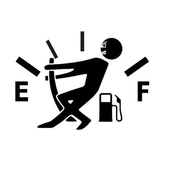1 Pcs Funny Car Sticker Pull Fuel Tank Pointer To Full Car Vinyl Reflective Sticker Decal Car Auto Exterior Decor Accessories - Image 8