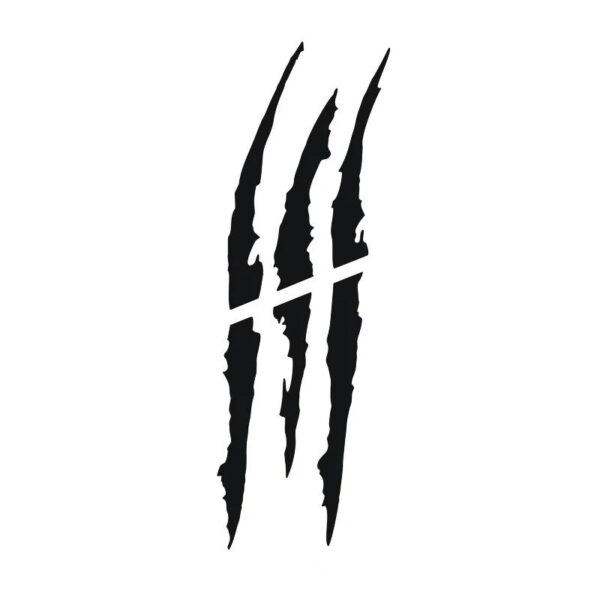 1/2pcs Auto Car Sticker Reflective Monster Claw Scratch Stripe Marks Headlight Decal Car Stickers 40cmX11cm Car Accessories - Image 8