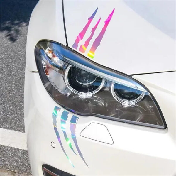 Car Sticker Reflective Monster Claw Marks Scratch Stripe Auto Headlight Decal Dinosaur Raptor Paw Marks Decor Accessories - Image 10
