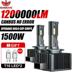D1S D3S LED CANBUS Headlight Bulb Xenon D2S D4S D8S D1R D2R D3R Turbo 1200000LM Auto Light Super Bright CSP Chip 6000K Car Lamp