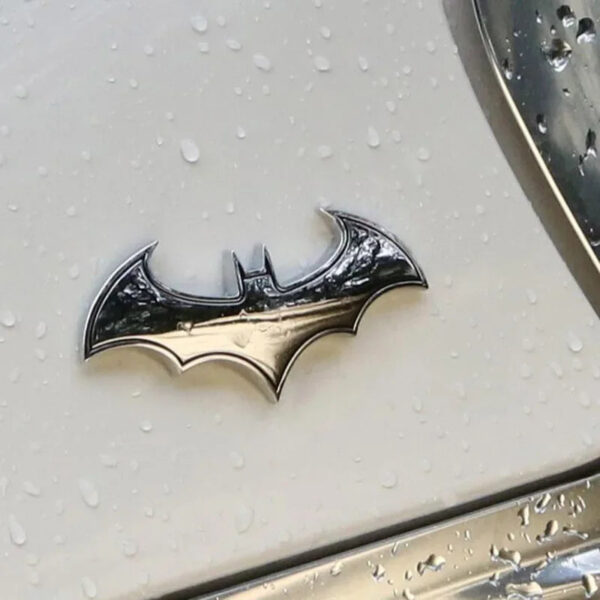 3D Metal Bat Auto Car Logo Cartoon Sticker Metal Badge Emblem Tail Decal Motorcycle Car Styling Decoration Accessories - Image 4