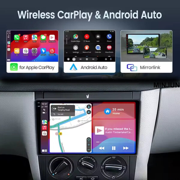 Car Radio Android 15 For Volkswagen VW Golf 4 IV Jetta MK4 Classics Multimedia Player Carplay GPS Android Auto Stereo DSP WIFI - Image 4
