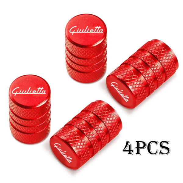 Car Wheel Tire Valve Caps Tyre Stem Covers Airdust Waterproof For alfa romeo Giulietta Auto Accessories - Image 11