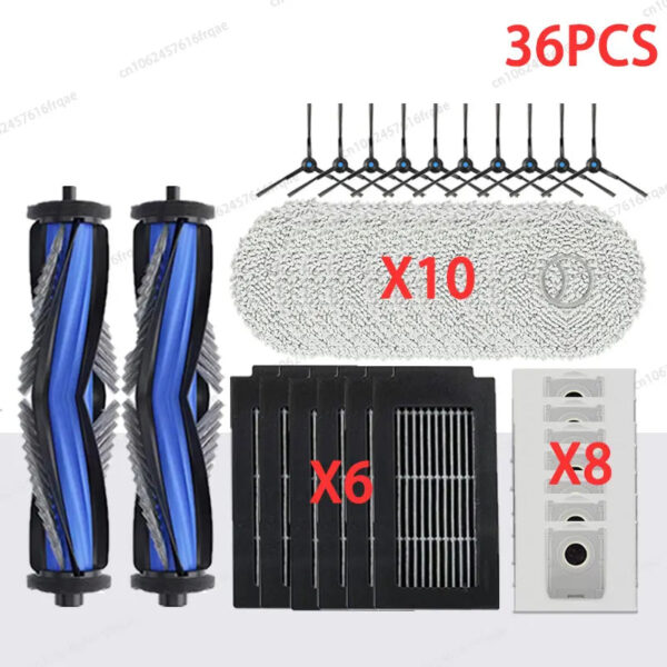 For Ecovacs T50 PRO OMNI /T50 AUTO DDX67 Robot Vacuum Cleaner Accessories Main Side Brush Mop Cloth HEPA Filter Dust Bag Parts - Image 23