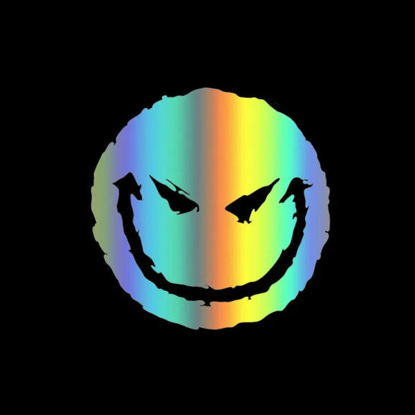Y672# Die-Cut Vinyl Decal For Evil Smile Face Car Sticker Waterproof Auto Decors on Car Body Bumper Rear Window Laptop - Image 3