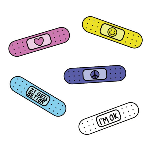 Band-aid Decals Cute Bandage Car Fuel Tank Stickers Funny Motor Body Scratches Decoration AUTO Accessories for Bumper Hood Door - Image 5