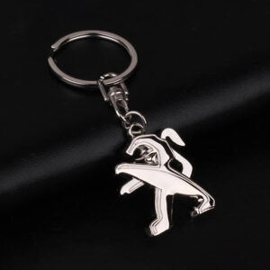 Car Key Chains Keyring Pendant Metal Keychain Holder Auto Accessories For Peugeot BB1 HX1 Partner 3008 4008 2008 5008 4007 6008