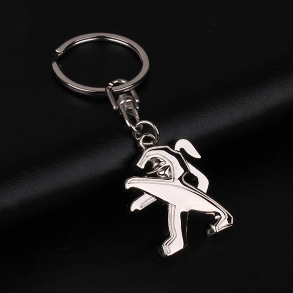Car Key Chains Keyring Pendant Metal Keychain Holder Auto Accessories For Peugeot BB1 HX1 Partner 3008 4008 2008 5008 4007 6008