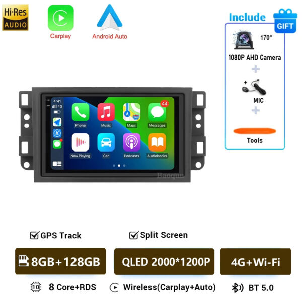 9inch Auto Screen Android For Chevrolet Captiva Aveo Lova Gentra Epica 2006 - 2012 Monitor Video 7862 No 2din Carplay Radio WIFI - Image 17