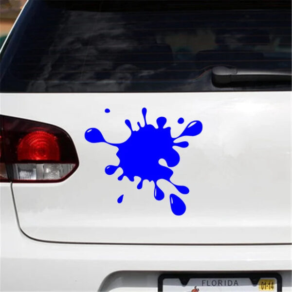 15*13.8cm Blot 3 funny car sticker vinyl decal white/black car auto stickers for car bumper window car decorations - Image 7