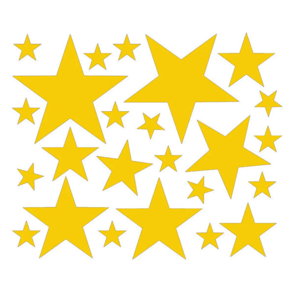 24pcs Galaxy Car Vinyl Stickers - Waterproof Star Decals for Bumper/Windows, Scratch Resistant Auto Decor - Image 9