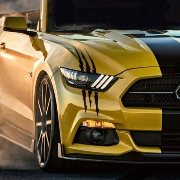 Monster Claw Scratch Car Stickers  Auto Stripe Marks Headlight Vinyl Decal for Car SUV Body Decorative Stickers car accessories - Image 3