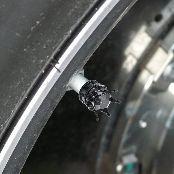 4 Pcs Crown Tire Valve Stem Caps Bling Crystal Rhinestone Universal Chrome Crown Vehicle Car Tire Caps Covers  Autos Accesorios - Image 5