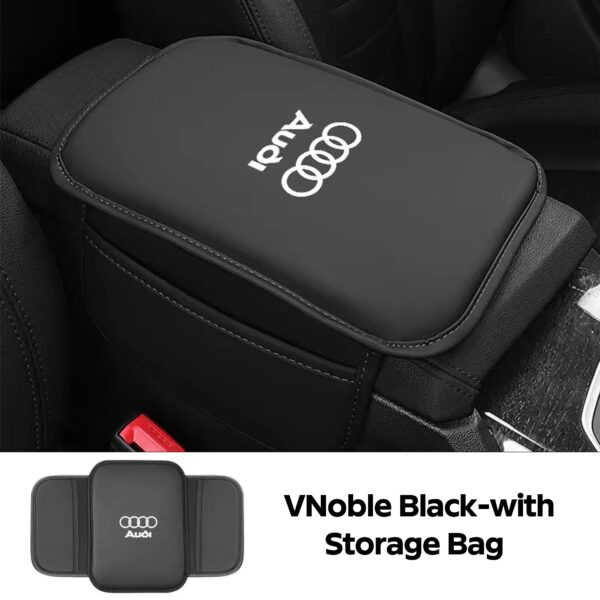 Car Arm Rest Cushion Storage Pad Armrest Box Protective Cover For Audi A4 B5 B6 A3 A5 A6 C6 C5 A1 A7 A8 Q2 Q3 Q5 Q7 Q8 SQ3 SQ4 S - Image 8