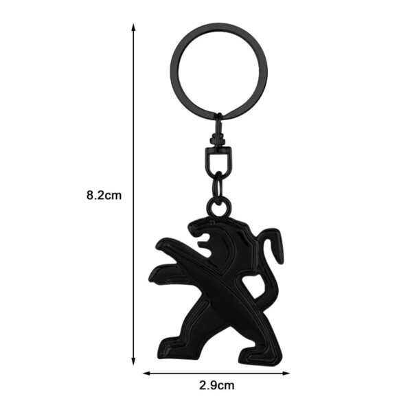 Car Key Chains Keyring Pendant Metal Keychain Holder Auto Accessories For Peugeot BB1 HX1 Partner 3008 4008 2008 5008 4007 6008 - Image 4
