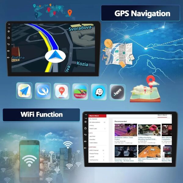 Android 14 Carplay Auto Car Radio For Toyota Camry 7 XV 50 55 2012 - 2017 Navigation GPS Multimedia Player video Stereo WIFI+4G - Image 3