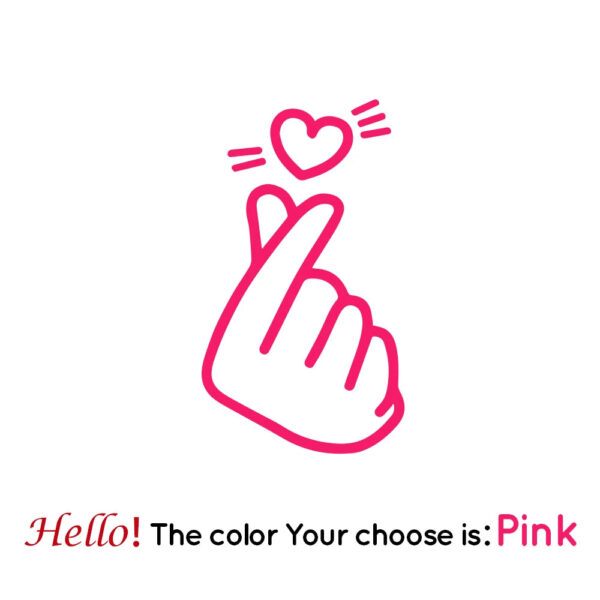 Lovely Korean Love Heart Stickers For Auto Window Decor Vinyl Decal Show Love Car Sticker - Image 4