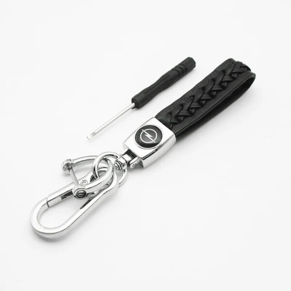 3D Metal/Leather Car Styling Keychain For Opel Corsa 2004 Astra D Combo Insignia Adam Mokka Key Chain Key Rings Auto Accessories - Image 9