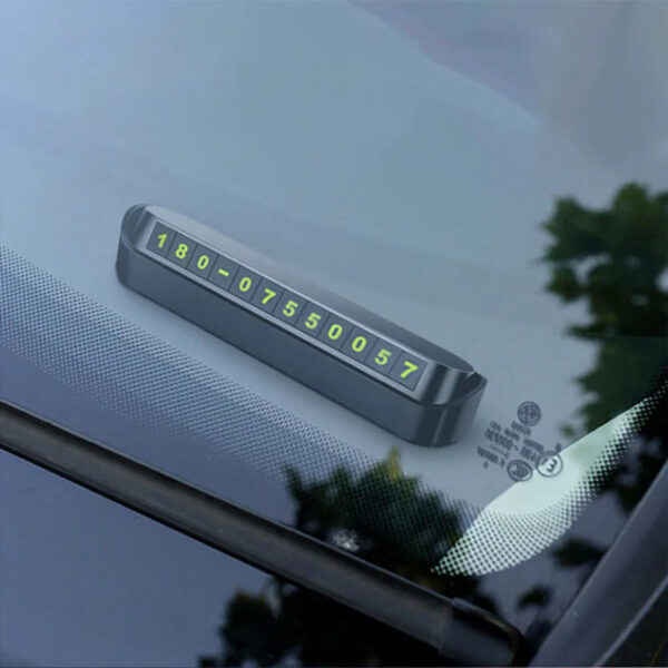 Temporary Car Phone Number Card Auto Interior Accessories For MG Morris Garages 550 42 6 ZT 7 3 ZR RX5 ZS 350 HS Auto Gadgets - Image 2