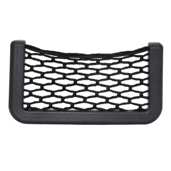 1Pcs Universal Car Organizer Mesh Storage Bag Net Pocket Mobile Phone Holder Auto Accessories Multi Function Storage Net Pocket - Image 2