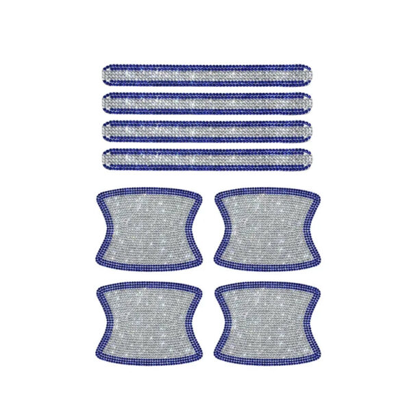 8Pcs Bling Crystal Diamond Rhinestone Car Door Handle Decoration Sticker Auto Handle Door Bowl Anti-scratch Protector Sticker - Image 7