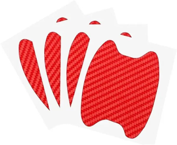 4Pcs/Set Car Door Sticker Carbon Fiber Scratches Resistant Cover Auto Handle Protection Film Exterior Styling Accessories - Image 9