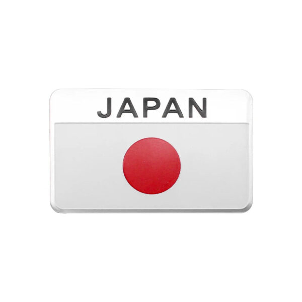1pcs 3D Metal Aluminum Car Styling Japan Logo Flag Stickers Auto Car Body Emblem Badge Decals Exterior Decorative Accessories - Image 13