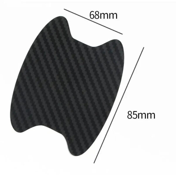 4pcs/Set Carbon Fiber Car Door Anti-Scratch Protective Cover Stickers Handle Cup Bowl Sticker Auto Accessories Exterior Styling - Image 5
