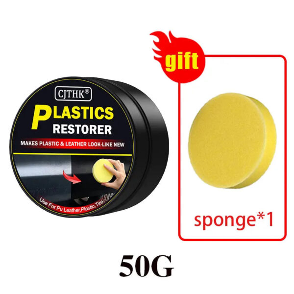 Car Plastic Restorer Back To Black Gloss Car Cleaning Products Plastic Leather Restore Auto Polish And Repair Coating Renovator - Image 8