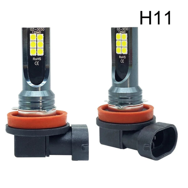 2Pcs H4 H7 LED Headlight H11 H8 H9 H10 H1 H3 Car Fog Light Bulbs 9005 9006 Auto Driving Running Lamps 12000LM 80W 12V - Image 5