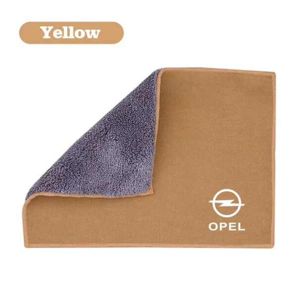 Fiber Fleece Car Cleaning Car Wash Towel Auto Tool Accessories For Opel Astra G H J F K =Vectra C D Zafira B Antara Corsa Mokka - Image 8